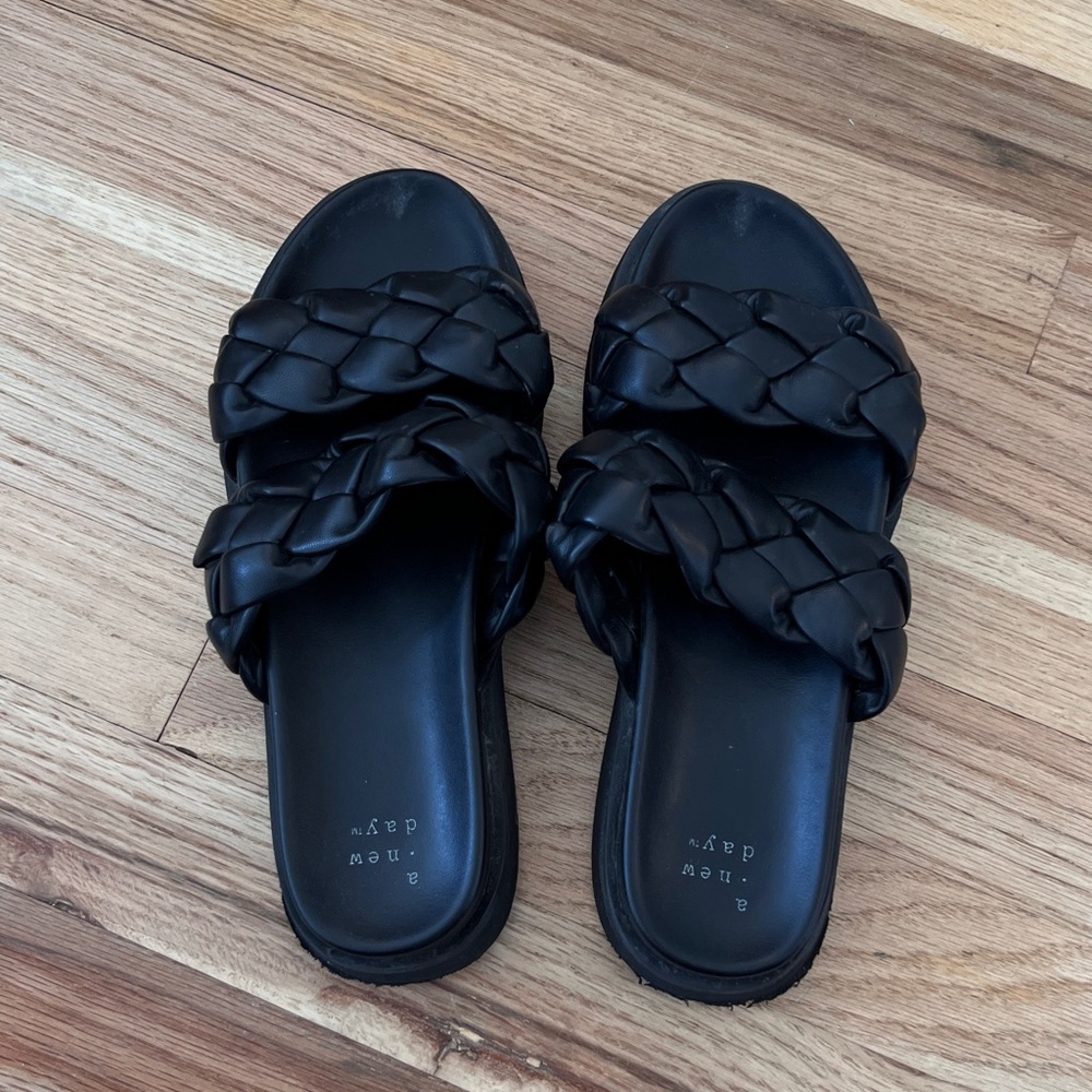 A New Day Braided Slide Sandals - Picture 2 of 4